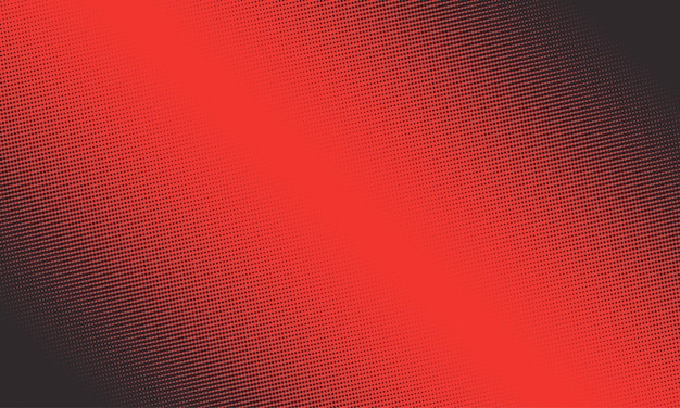Halftoonverloop met donkere rand op rode achtergrond