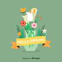 Gratis vector hallo lente achtergrond