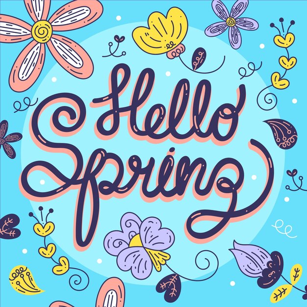 Hallo lente belettering thema