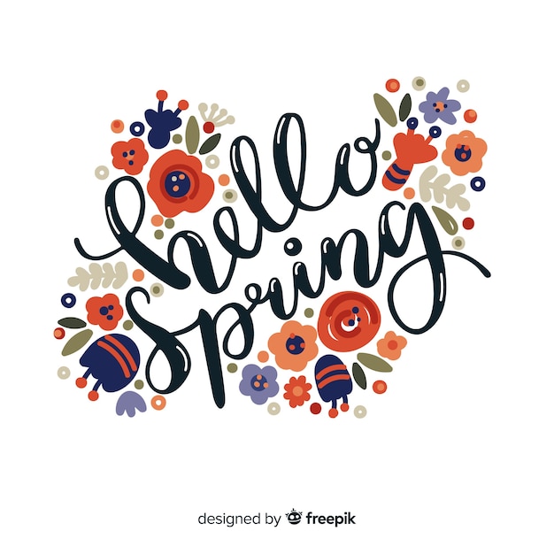 Gratis vector hallo lente belettering