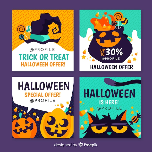 Halloween instagram postverzameling