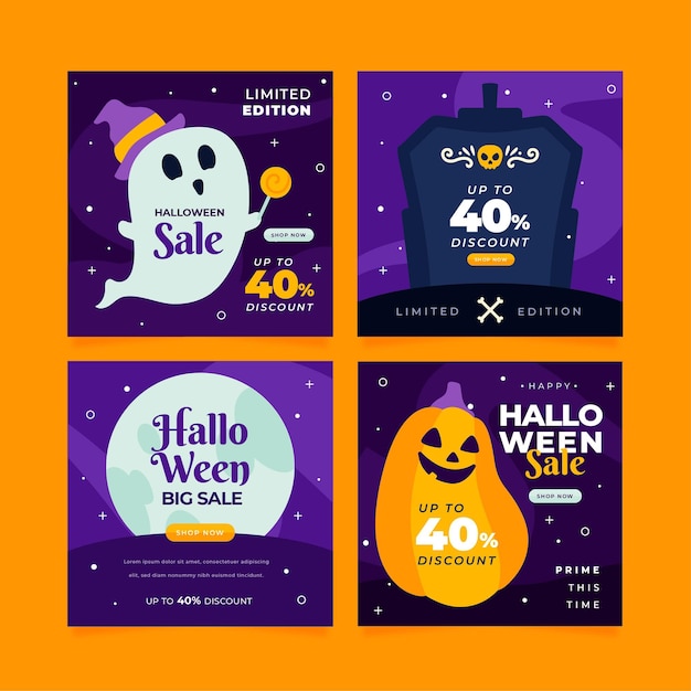 Halloween instagram postverzameling