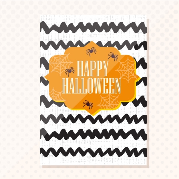 Halloween kaart ontwerp