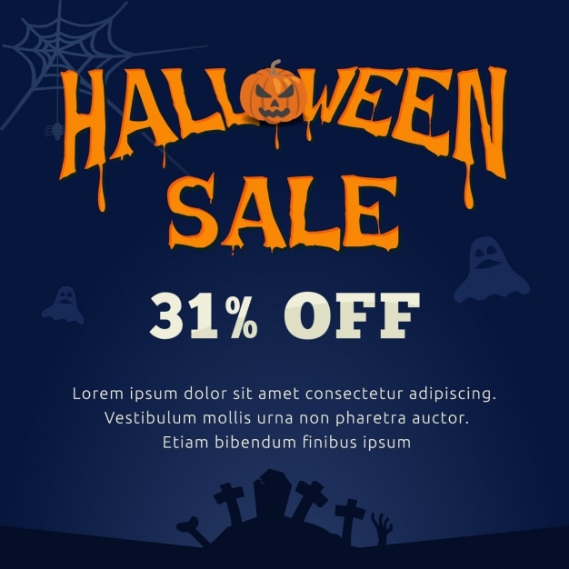 Halloween sales achtergrond