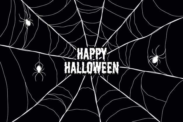 Halloween spinnenweb wallpaper