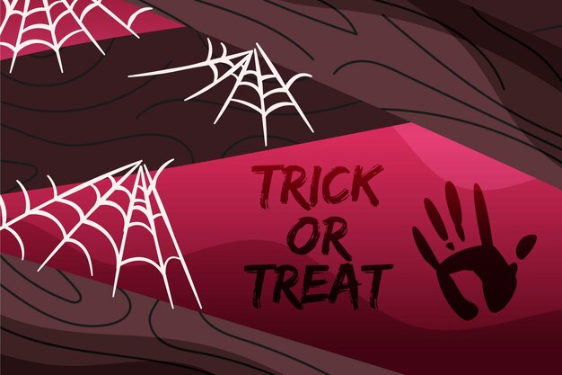 Halloween-spinneweb achtergrondthema
