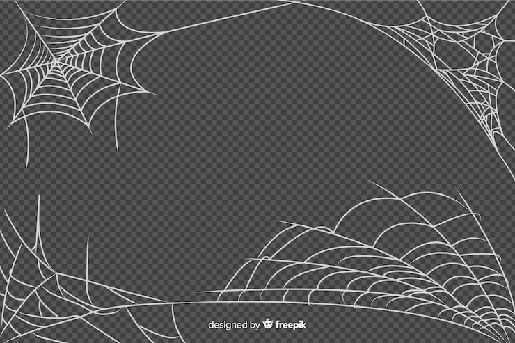 Gratis Vector halloween-spinnewebachtergrond