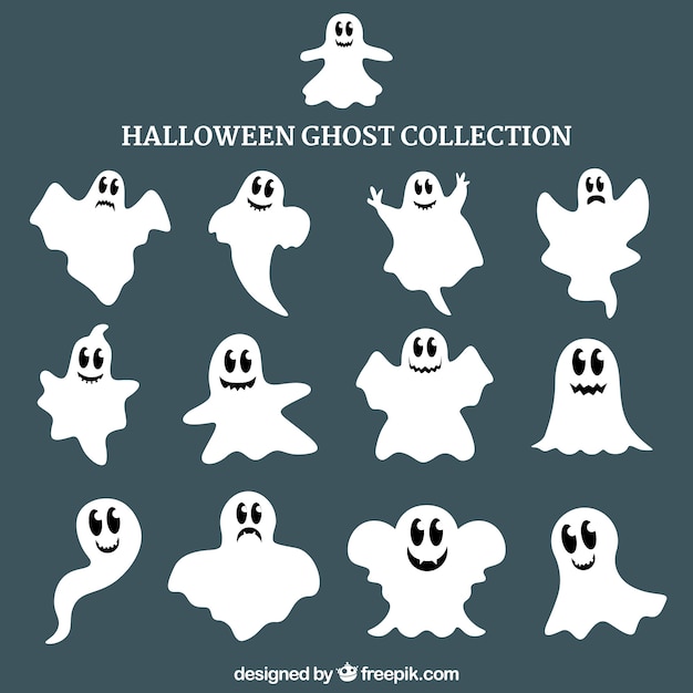 Gratis vector halloween spookverzameling