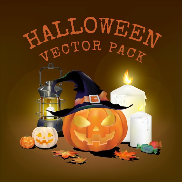 Halloween vector set