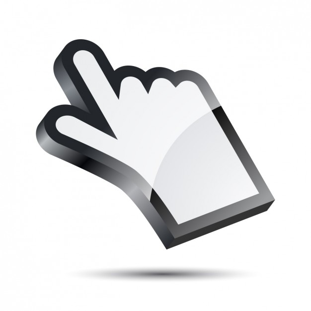 Gratis Vector hand cursor 