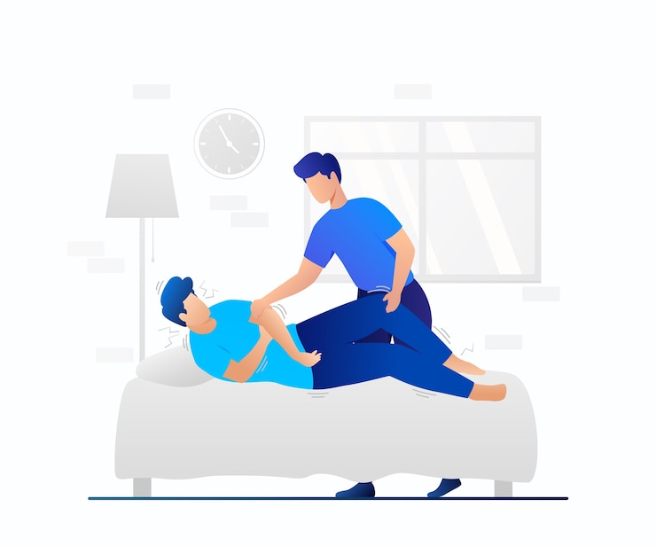 Gratis Vector hand getekende platte ontwerp epilepsie illustratie