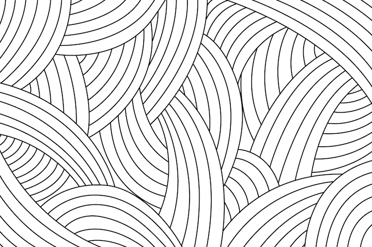 Gratis Vector hand getrokken abstracte schets achtergrond