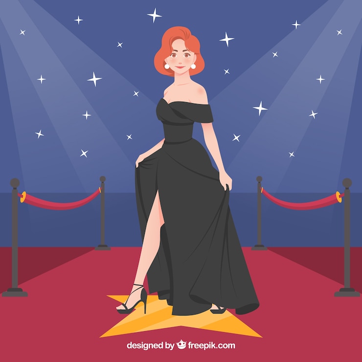 Gratis Vector hand getrokken acteurs achtergrond