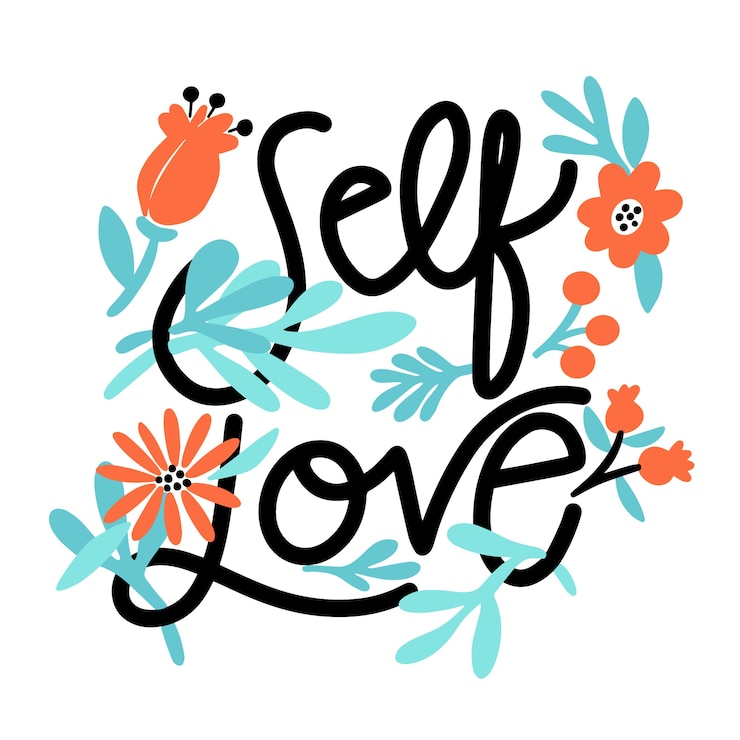 Gratis Vector hand getrokken belettering met bloemen