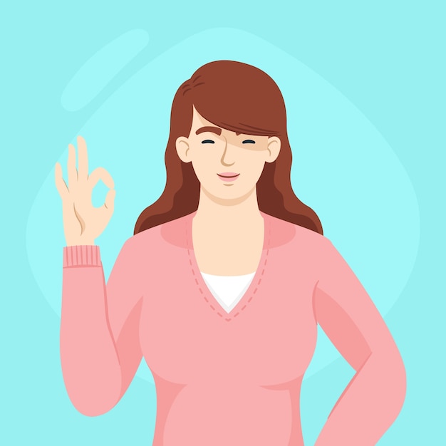 Gratis vector hand getrokken compliment illustratie