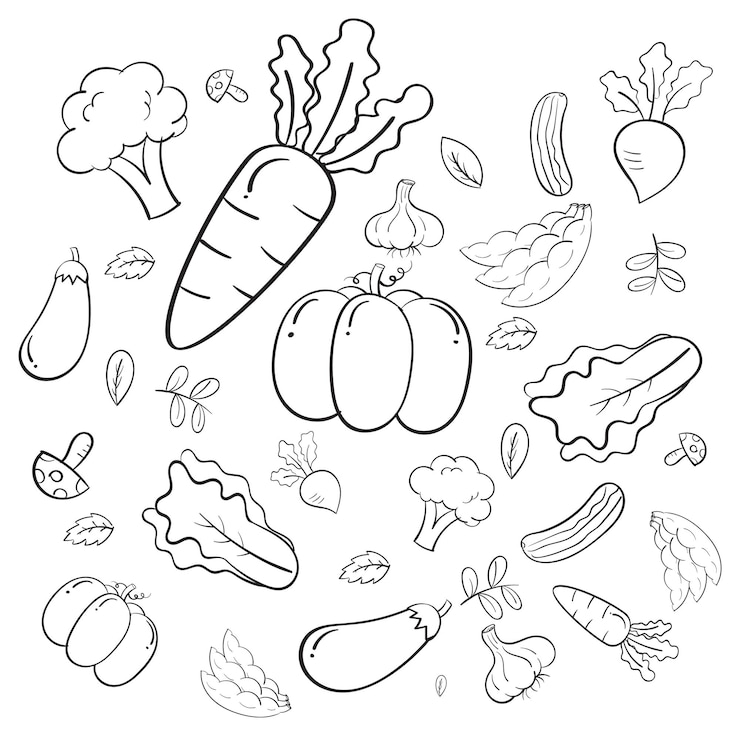 Gratis Vector hand getrokken doodle pictogrammen set
