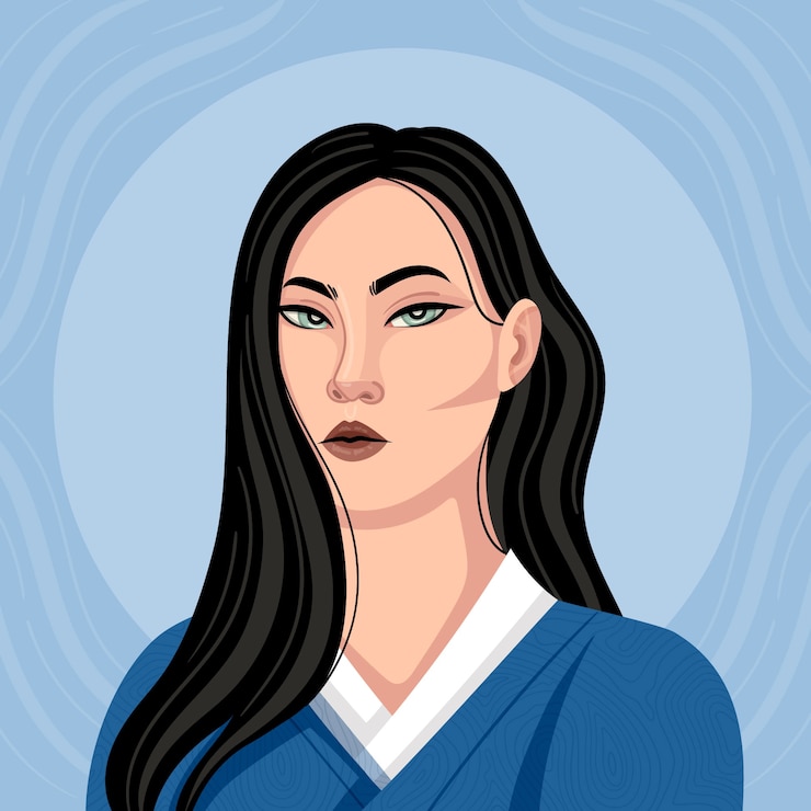 Gratis Vector hand getrokken etnische schoonheid illustratie