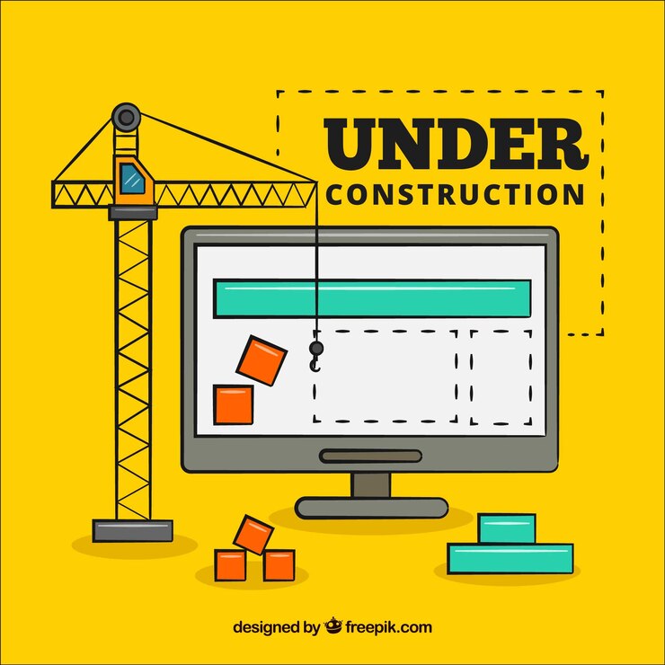 Gratis Vector hand getrokken in aanbouw achtergrond