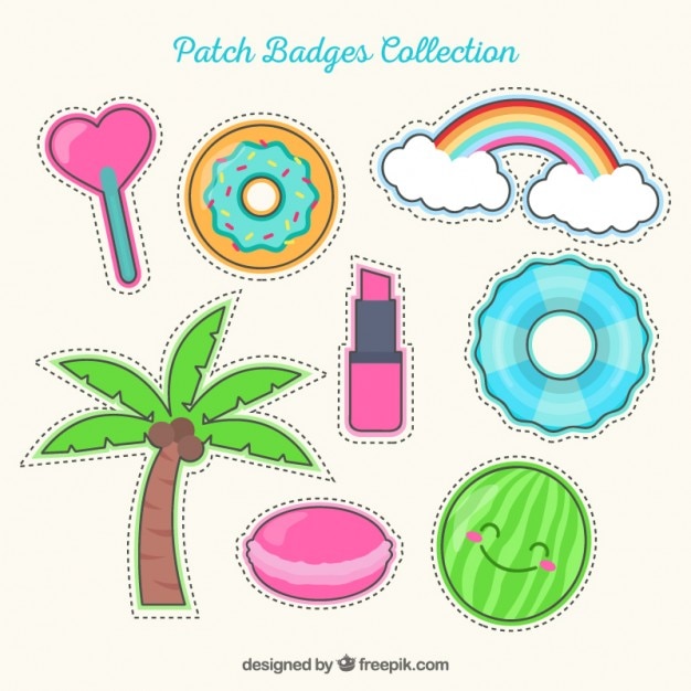 Gratis Vector hand getrokken mooie plekken