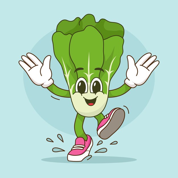 Hand getrokken voedsel cartoon illustratie