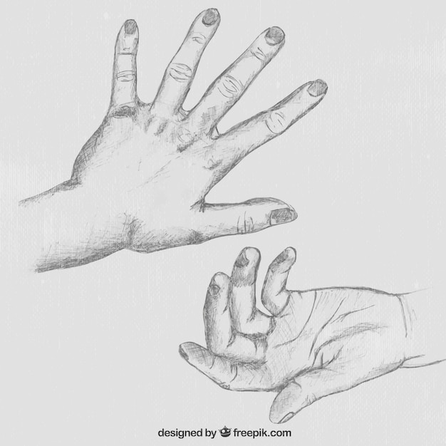 Gratis vector hand schets