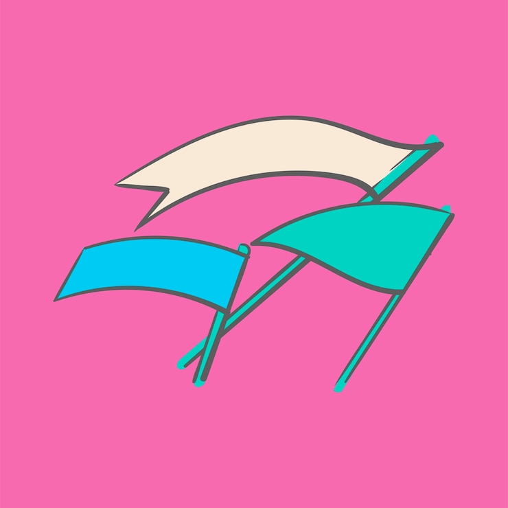 Gratis Vector hand tekening illustratie van verkiezing concept