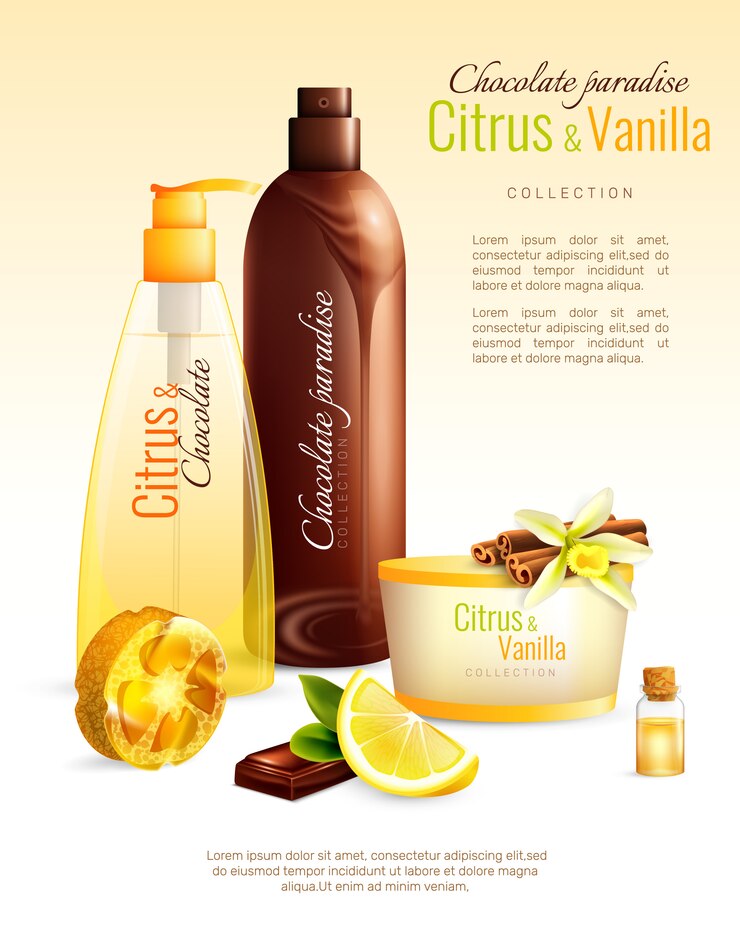 Gratis Vector handgemaakte cosmetica met voedzame ingrediënten poster
