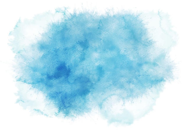 Gratis vector handgeschilderde aquarel textuur in blauwtinten