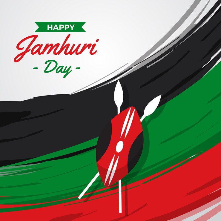 Gratis Vector handgeschilderde jamhuri-dag