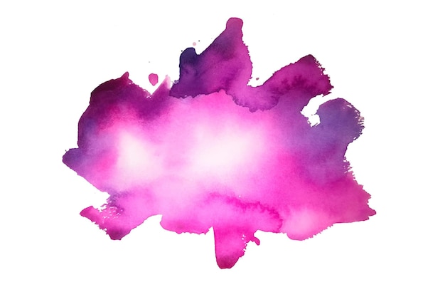 Handgeschilderde roze aquarel vlek textuur