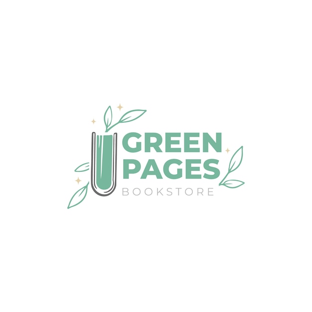 Handgetekend boekhandel logo
