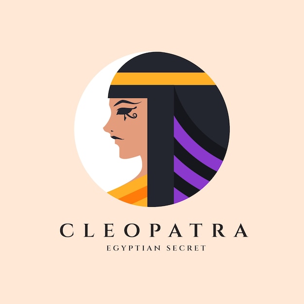 Handgetekend cleopatra-logo