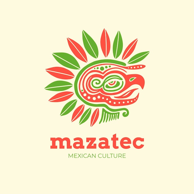 Handgetekend mexico logo-ontwerp