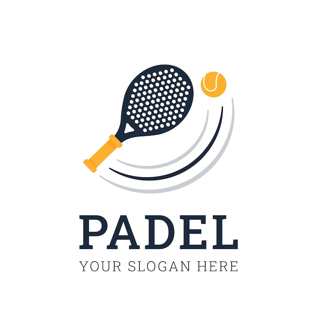 Handgetekend padellogo