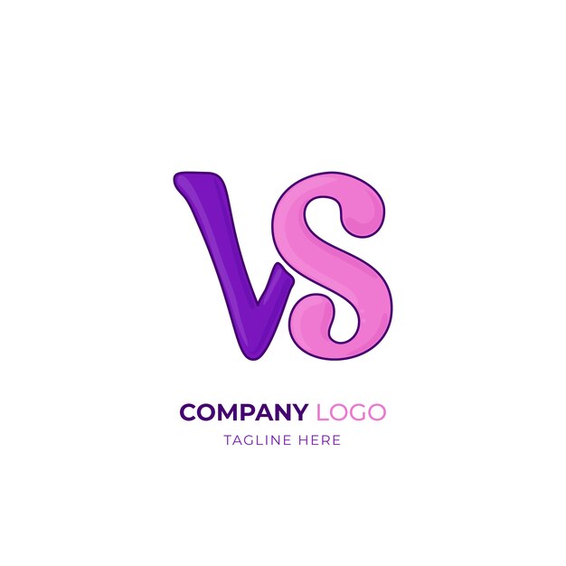 Handgetekend versus logo-ontwerpsjabloon