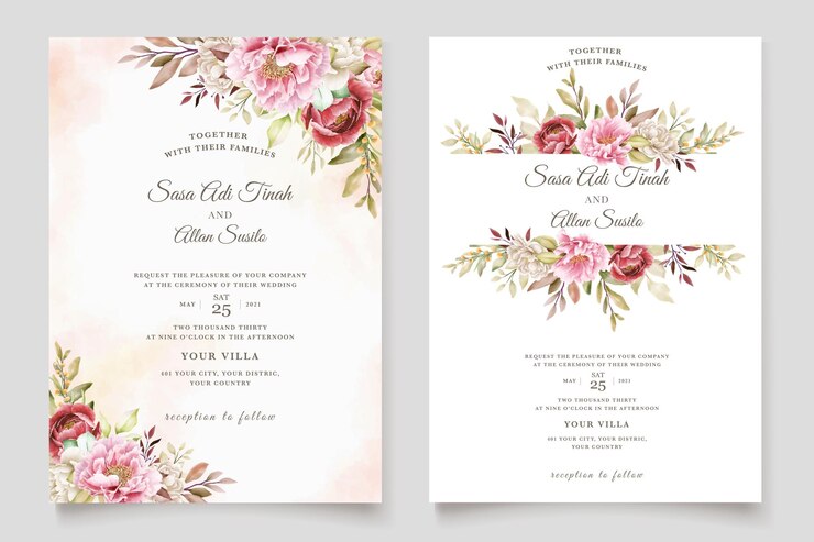 Gratis Vector handgetekende achtergrond en frame bloemdessin