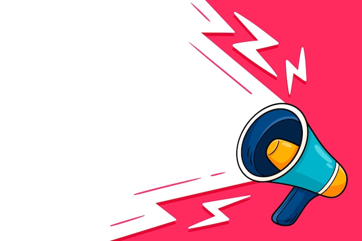 Gratis Vector handgetekende achtergrond van de aankondiging