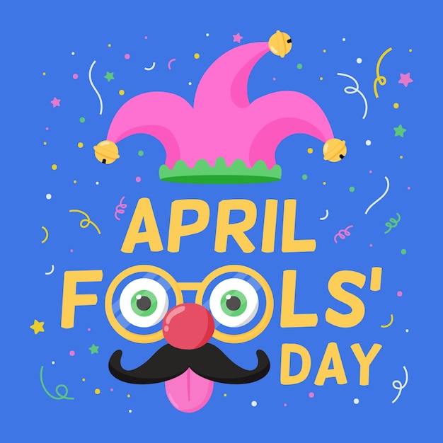 Gratis vector handgetekende april dwazen dag concept