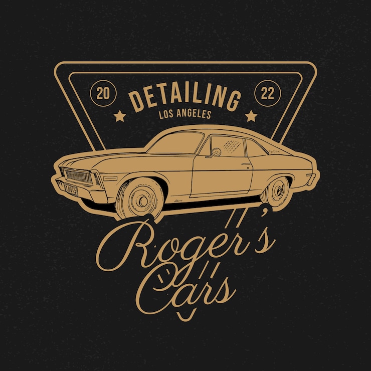 Gratis Vector handgetekende detaillering logo