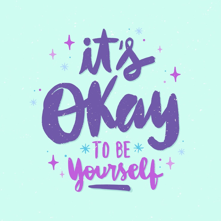Gratis Vector handgetekende geestelijke gezondheid inspirerende belettering