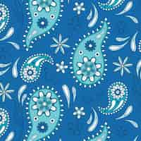 Gratis vector handgetekende illustratie met paisley-patroon