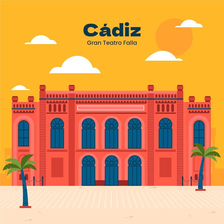 Gratis Vector handgetekende illustratie van de reislocatie