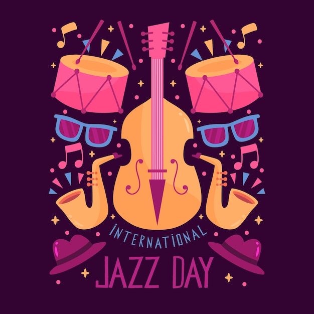 Handgetekende internationale jazzdag