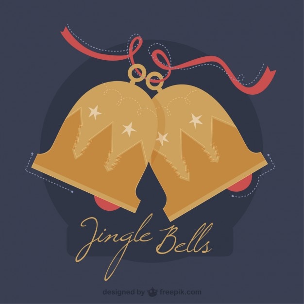 Handgetekende jingle bells