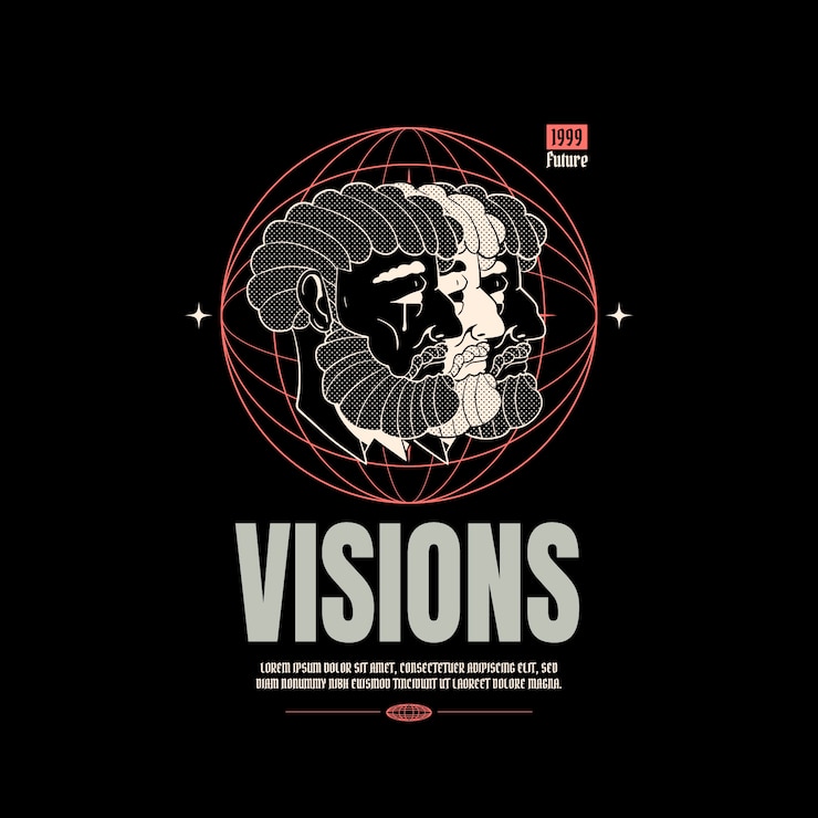 Gratis Vector handgetekende ontwerpen voor streetwear illustratie