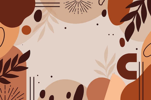 Gratis vector handgetekende terracotta achtergrond