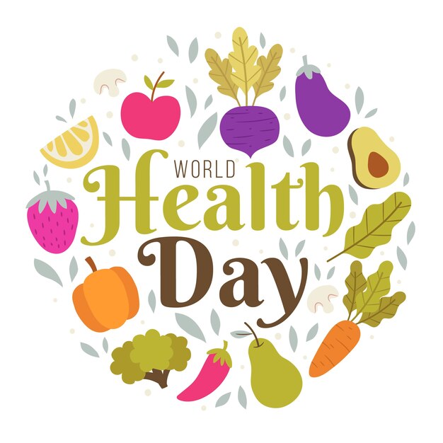 Handgetekende wereldgezondheidsdag