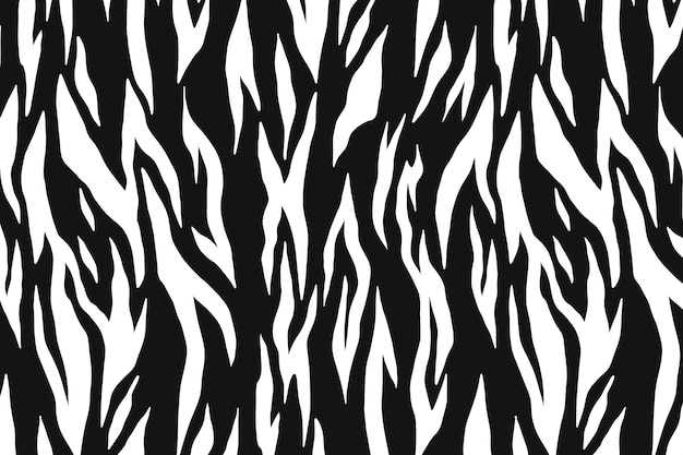 Gratis vector handgetekende zebraprint patroon achtergrond