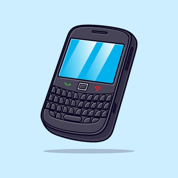 Gratis Vector handphone cartoon vector icon illustratie technologie object icon geïsoleerde platte vector