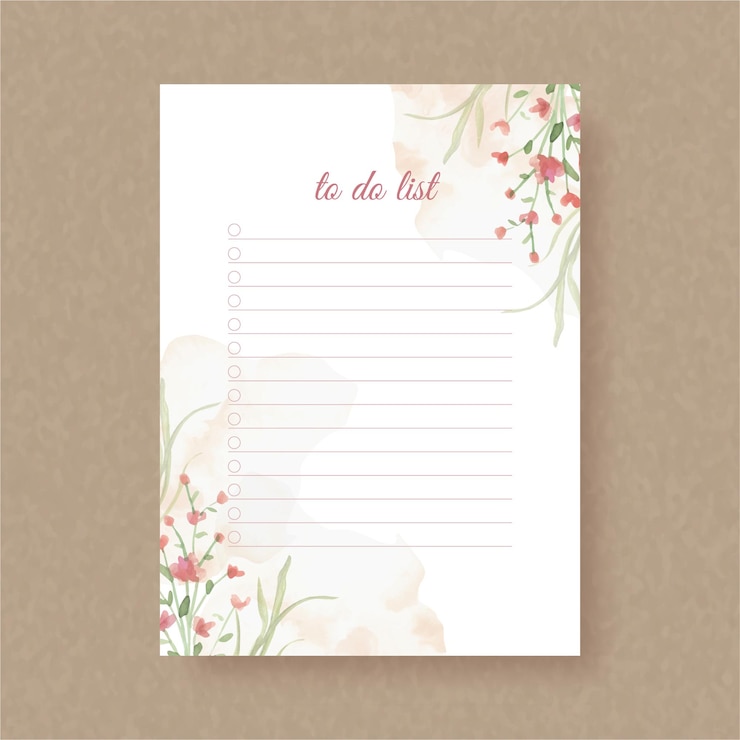 Handschildering van bloemenarrangement met plons op takenlijstsjabloon